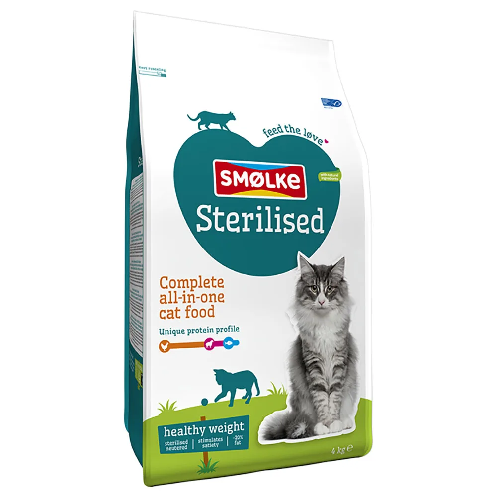 4kg Sterilised Weight Control Smølke Kattenvoer van Smølke – productfoto