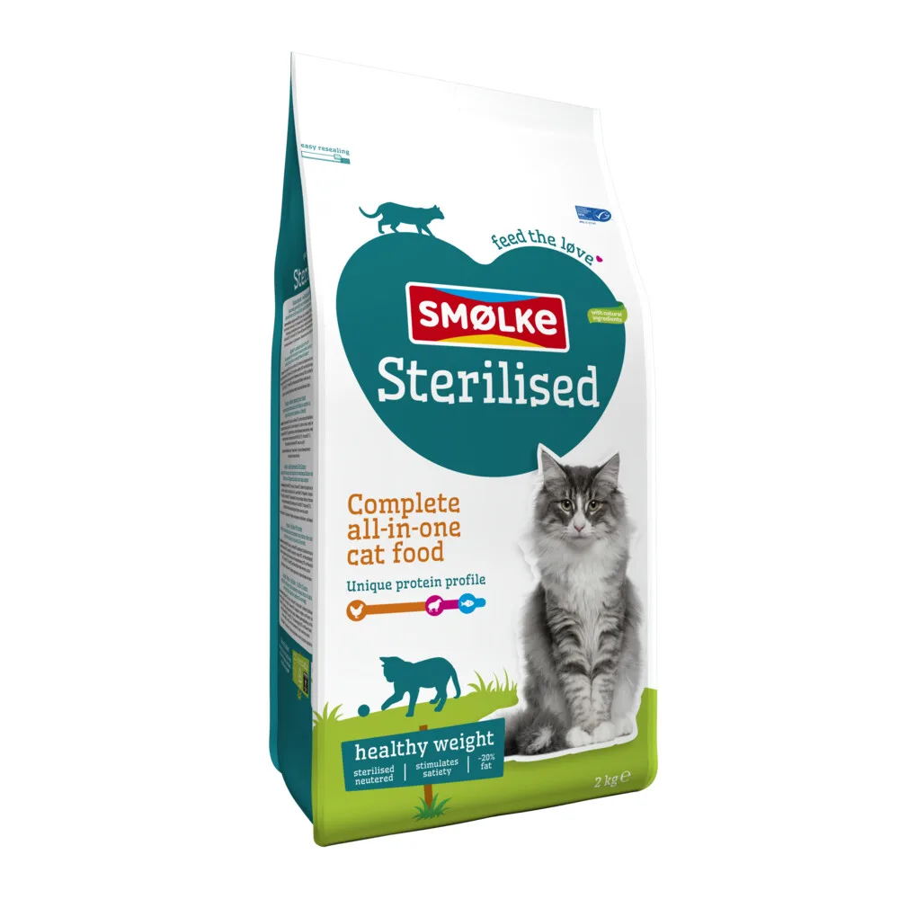 Kattenvoer Sterilised 2 kg de Smølke – photo produit