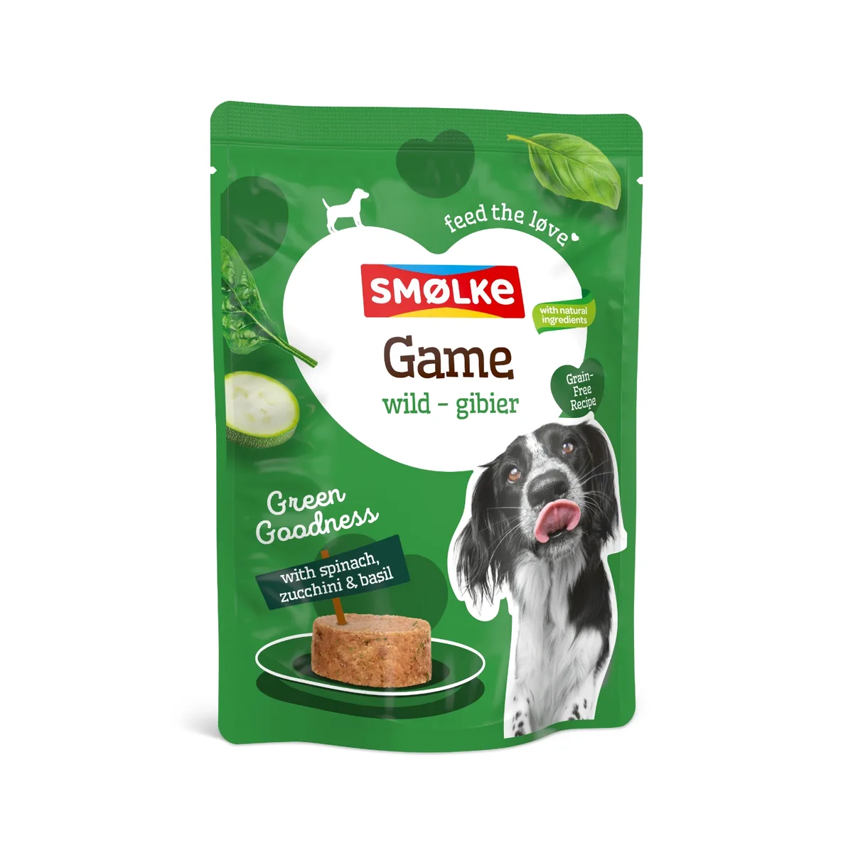 8x300g Smølke Pouch Wild natvoer voor honden by Smølke – product photo