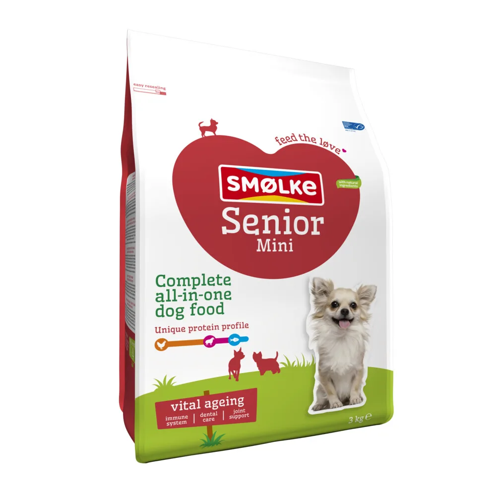 Hondenvoer Senior Mini 3 kg by Smølke – product photo