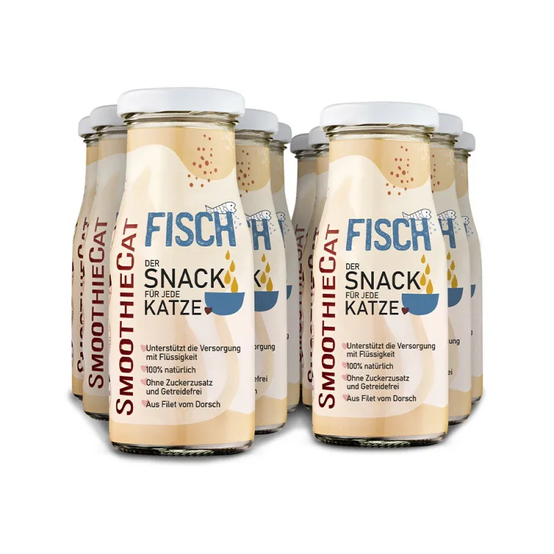 Fisch 12x 150 ml von Smoothiecat in Regular – Produktfoto