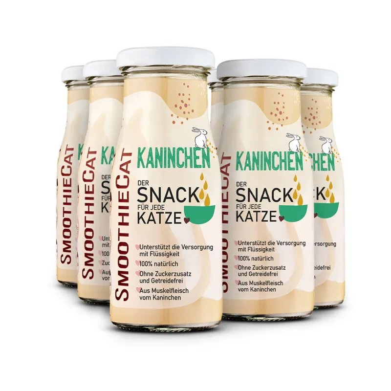 Kaninchen 6x150 g von Smoothiecat in Regular – Produktfoto