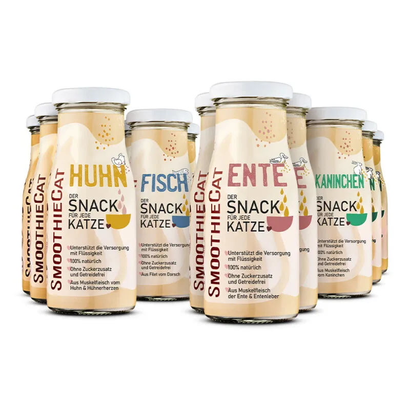 Mix 12x150 g von Smoothiecat in Regular – Produktfoto