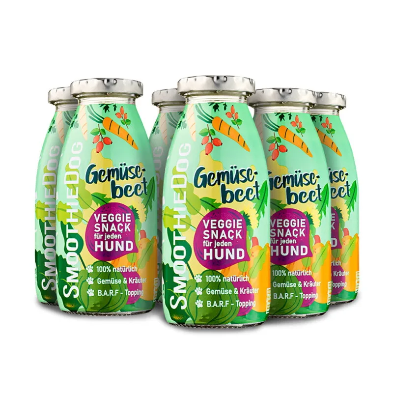 Gemüsebeet 6x250 ml von Smoothiedog in Regular – Produktfoto
