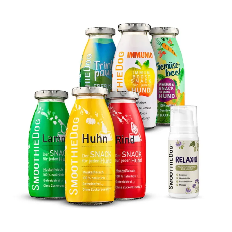 Hundesmoothie & Relaxio Bundle Mix-Pack von Smoothiedog in Regular – Produktfoto