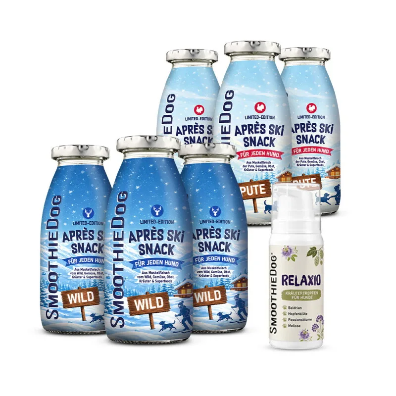 Hundesmoothie & Relaxio Bundle Wild und Pute von Smoothiedog in Regular – Produktfoto