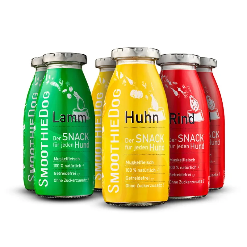 Klassik 6x250 ml von Smoothiedog in Regular – Produktfoto