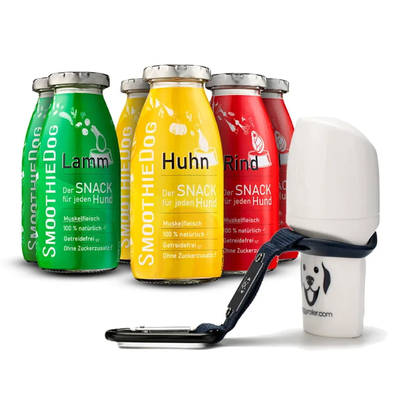 Klassik + Doggyroller Blau Gr. M von Smoothiedog in Regular – Produktfoto