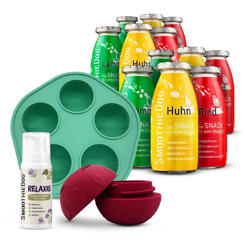 Klassik + Schleckball + Relaxio 12x250 g von Smoothiedog in Regular – Produktfoto