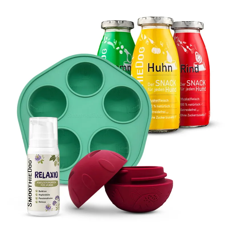 Klassik + Schleckball + Relaxio 3x250 g von Smoothiedog in Regular – Produktfoto