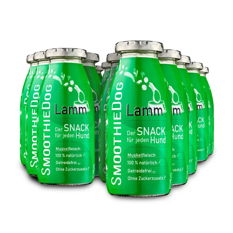 Lamm 12x250 ml von Smoothiedog in Regular – Produktfoto