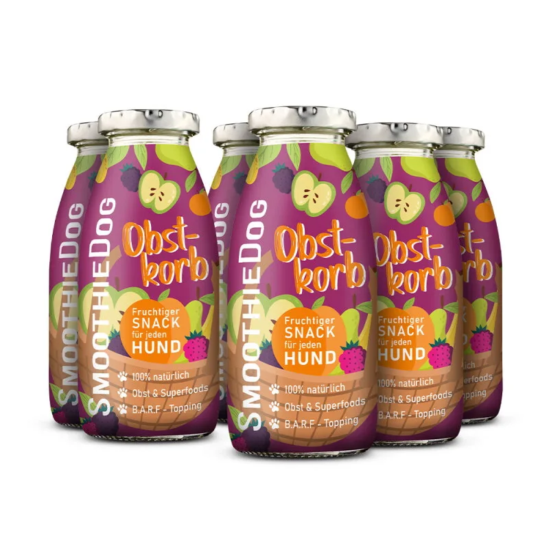 Obstkorb 6x250 g von Smoothiedog in Regular – Produktfoto