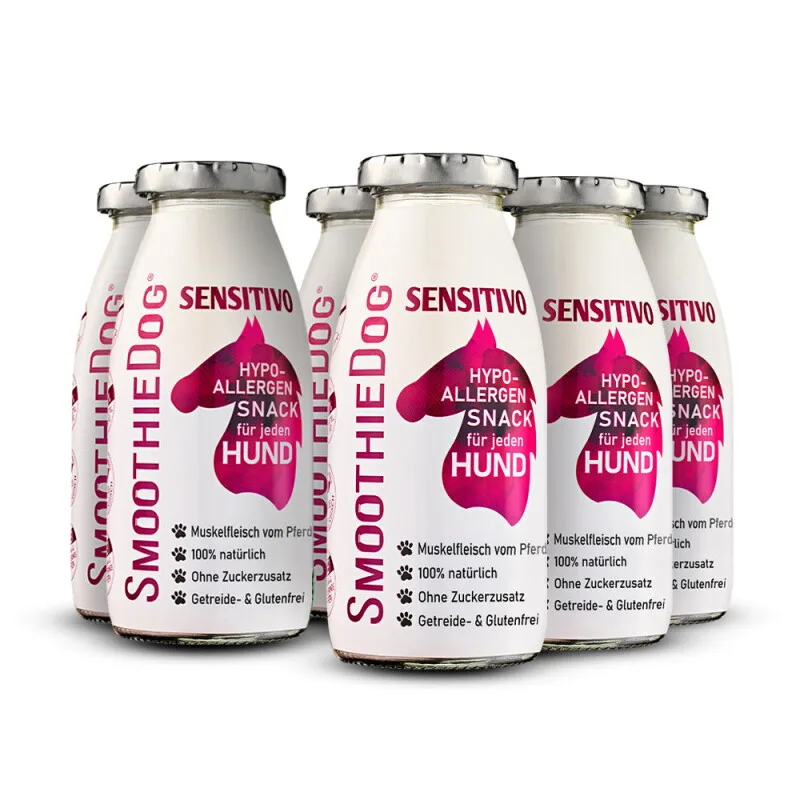 Sensitivo 6x 250ml von Smoothiedog in Regular – Produktfoto