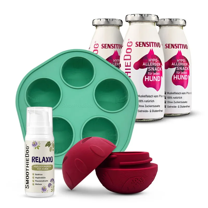 Sensitivo + Schleckball + Relaxio 3x250 g by Smoothiedog in Regular – product photo