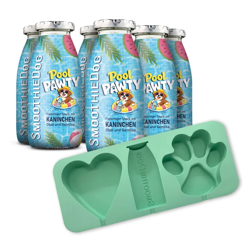 Summer Edition 6x 250 ml + Eisform von Smoothiedog in Regular – Produktfoto