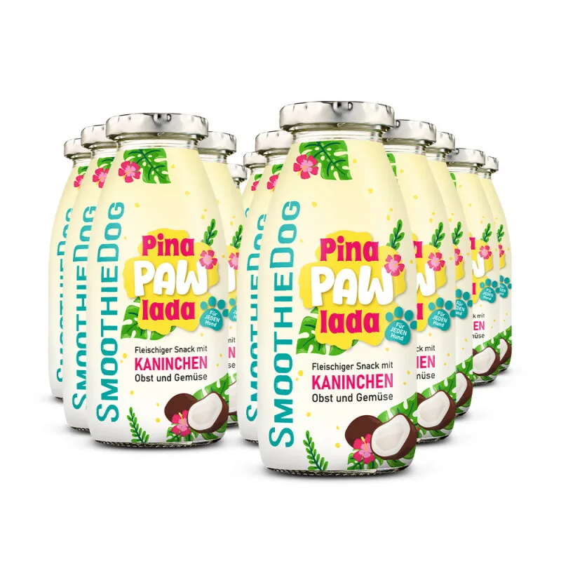 Summer Edition PinaPawLada 12x250 g von Smoothiedog in Regular – Produktfoto