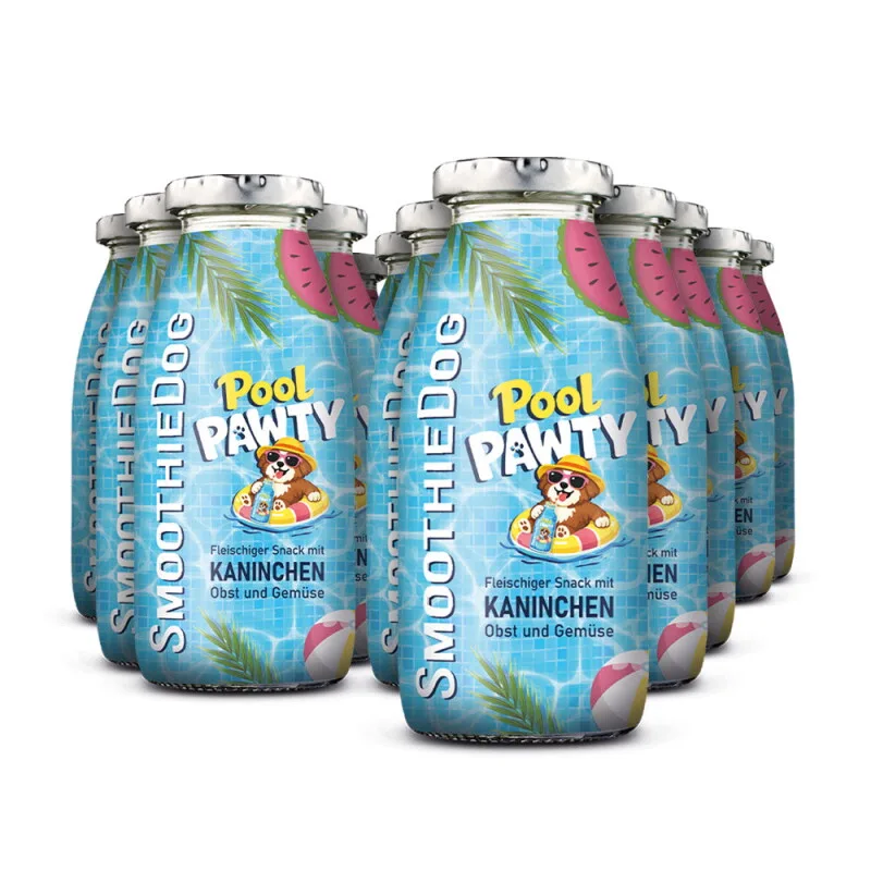 Summer Edition Pool Pawty 12x250 g von Smoothiedog in Regular – Produktfoto