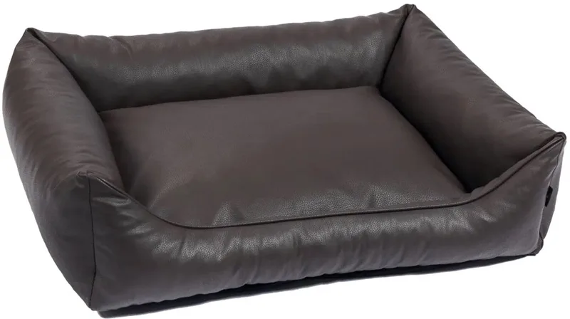 ORTHOPEDISCHE HONDENMAND NEW WODAN DARK CHOCOLATE S 80 X 65 CM by SnObbs in Brown – product photo