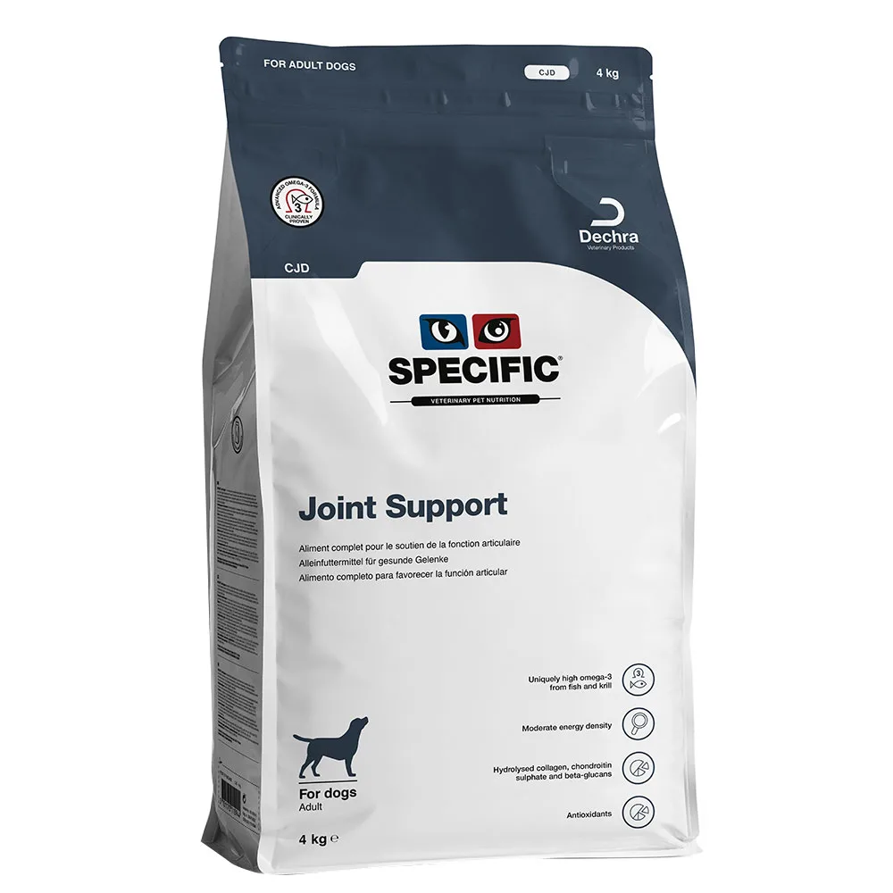 3x4kg Dog CJD Joint Support Specific Hondenvoer by Specific – product photo