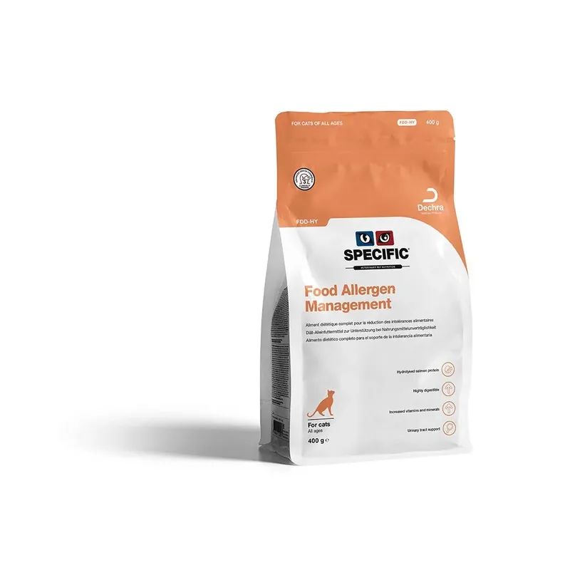 Adult Fdd-hy Food Allergen Management 400g Kattenvoer de Specific – photo produit