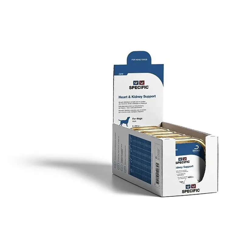 Canine Adult Ckw Hart-en Nierondersteuning Doos 6x300g Hondenvoer de Specific – photo produit