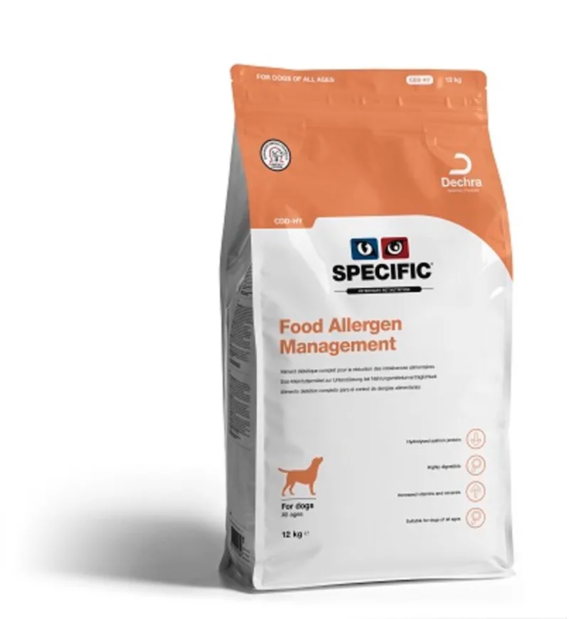 CDD-HY Hondenvoer Food Allergen Management - 12 kg von Specific – Produktfoto