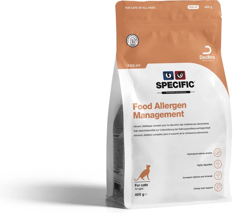 FDD-HY Kattenvoer Food Allergen Management - 2 kg de Specific – photo produit