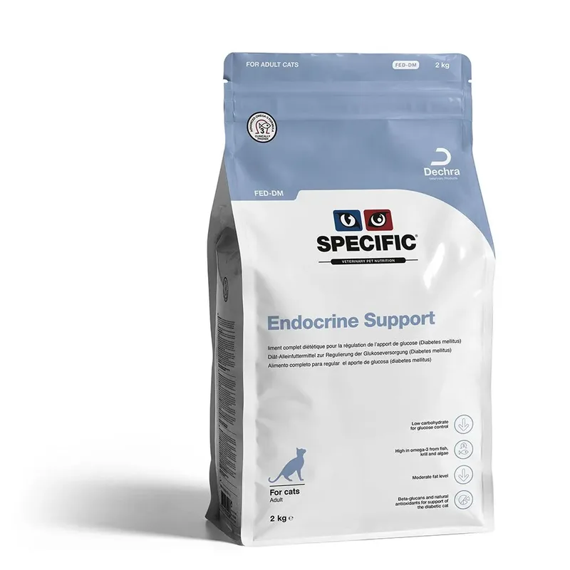 Feline Fed-dm Endocriene Ondersteuning Kattenvoer 2kg von Specific – Produktfoto
