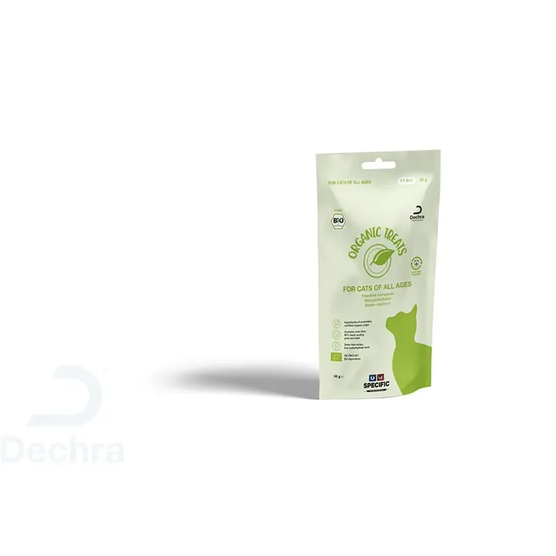 Feline Ft-bio Biologische Snoepjes Doos 8x50g Kattenvoer von Specific – Produktfoto