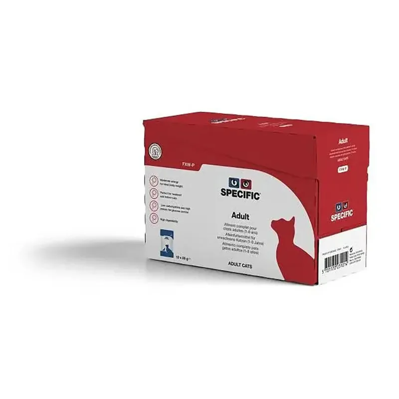 Fxw-p Volwassen Katten Snack Zakje Doos 85g 12 Eenheden von Specific – Produktfoto