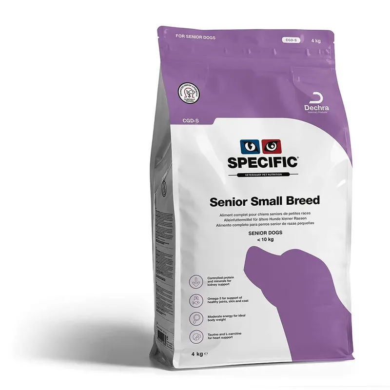 Nourriture Pour Chiens Seniors De Petite Race Avec Cgd-s 4kg de Specific – photo produit