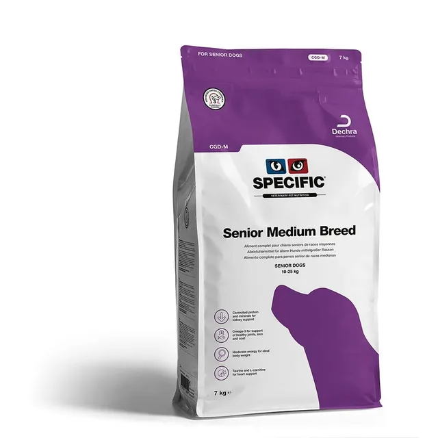 Hondenvoer Voor Senior Honden Van Middelgrote Rassen Met Cgd-m 7kg