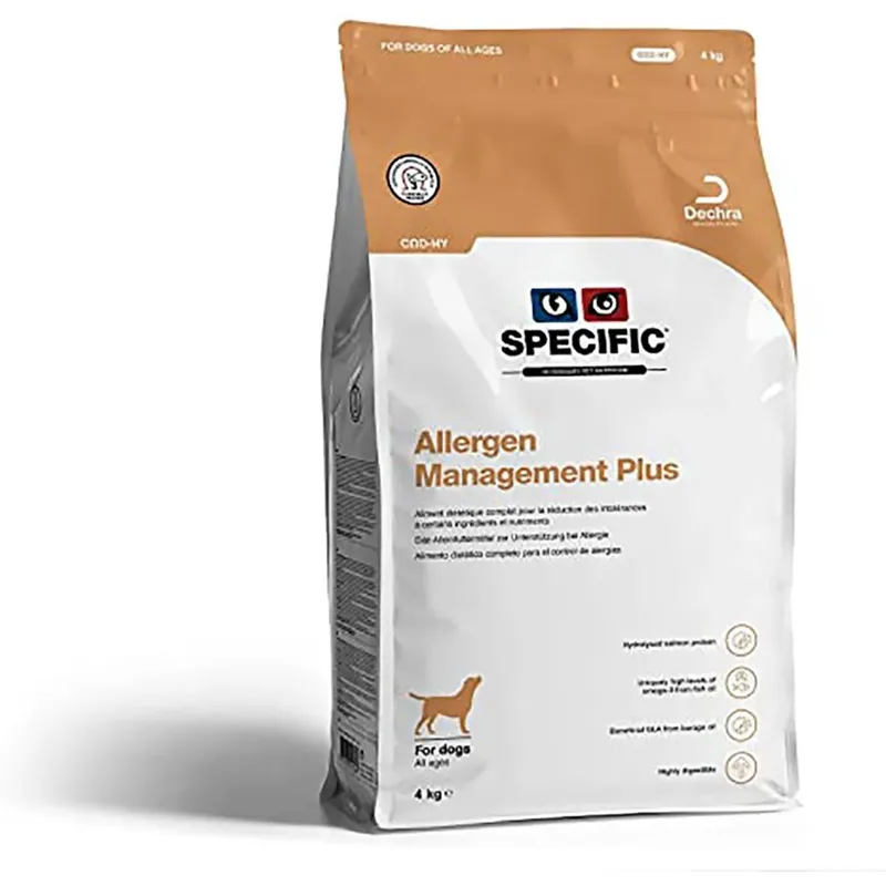 Nourriture Pour Chiens Adultes Avec Allergie Au Cabillaud Et Gestion Des Allergies Manag Plus 3x4kg de Specific – photo produit
