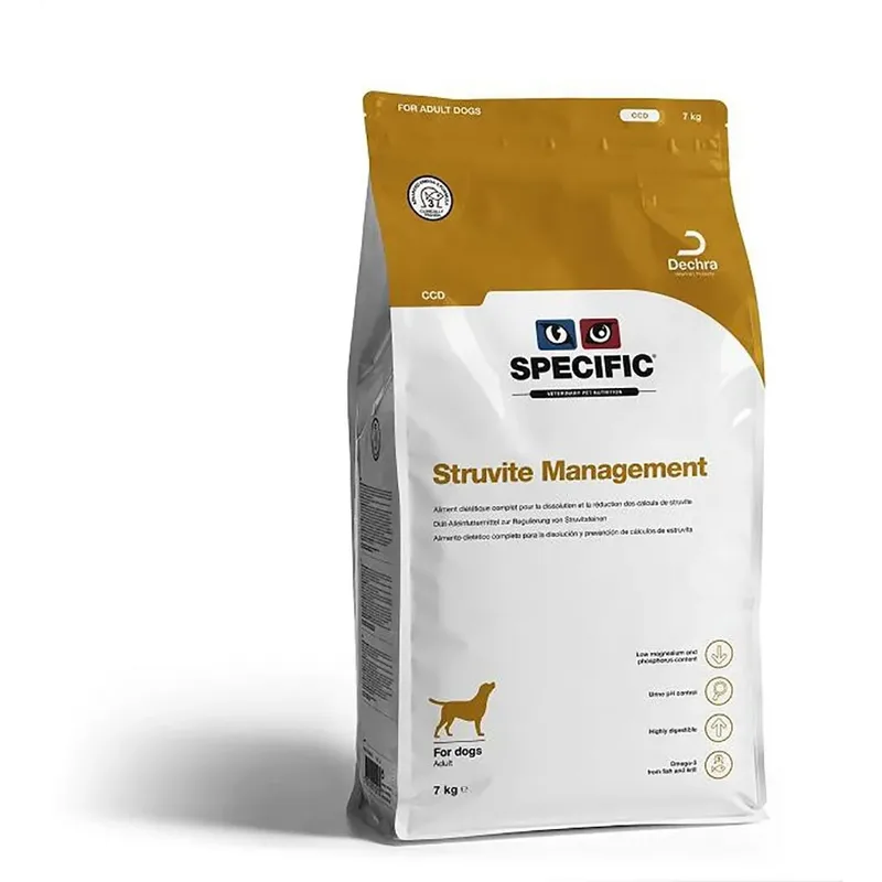 Hondenvoer Voor Volwassenen Met Ccd-struvietbeheer 2kg fra Specific – produktbillede