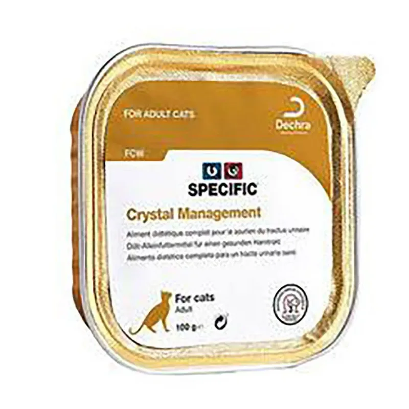 Kattenvoer Feline Adult Fcw Crystal Management Box 7x100g de Specific – photo produit