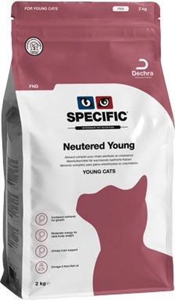 Neutered Young FND - 4 x 400 g - NL-BIO-01 van Specific – productfoto