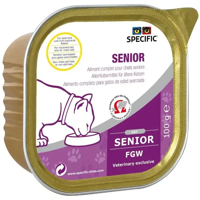Senior Fgw Box Katten Snack 100g 7 Eenheden de Specific – photo produit