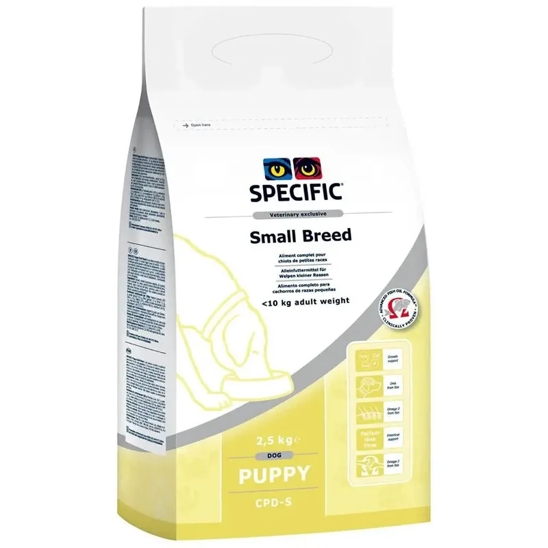 Voer Voor Puppy´s Van Kleine Rassen 1kg van Specific – productfoto