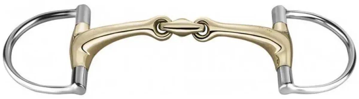 Dynamic Hunter D ring Dubbel gebroken SensoganThickness: 14 mm - 13.5 | D-trensen bit paard van Sprenger – productfoto