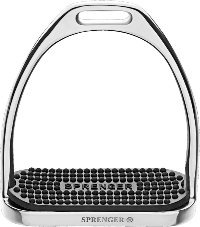 Fillis Stirrups Stainless Steel 13cm by Sprenger in Silver – product photo