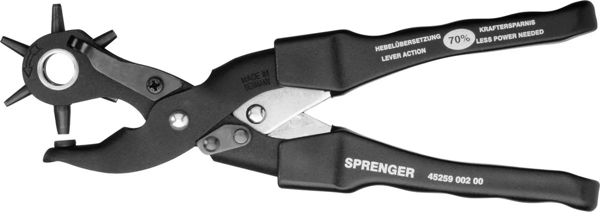Revolver gaatjestang de Sprenger en Kleurloos – photo produit