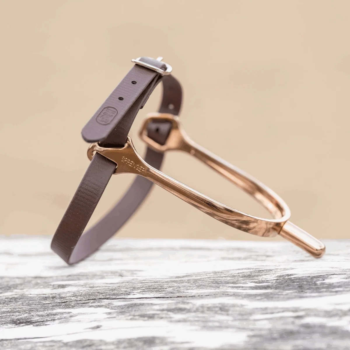 Spoorriemen Biothane Brown | Zwepen/ Sporen paard van Sprenger in Bruin – productfoto