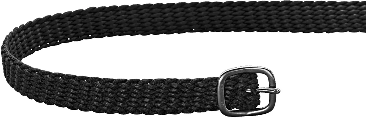 SPORENRIEMEN PERLON SCHWARZ 45CM VERCHR. SCHNALLE - 045 00 de Sprenger en Noir – photo produit