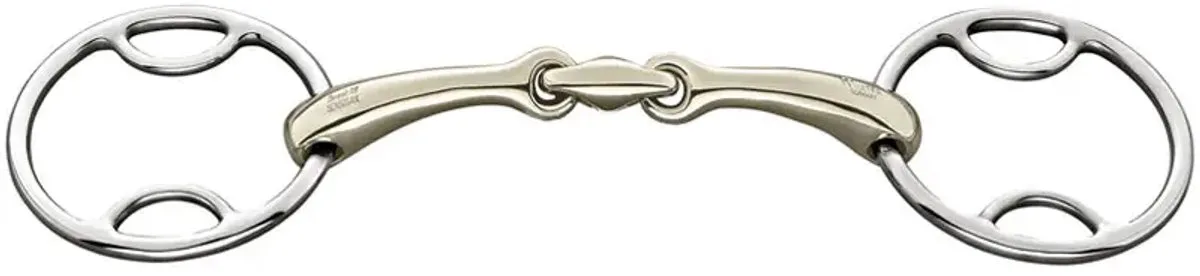 Watertrens Dynamic RS Dubbel Gebroken Multi Ring Sensogan 16 mm Goud/Zilver - 12,5 de Sprenger en Or – photo produit