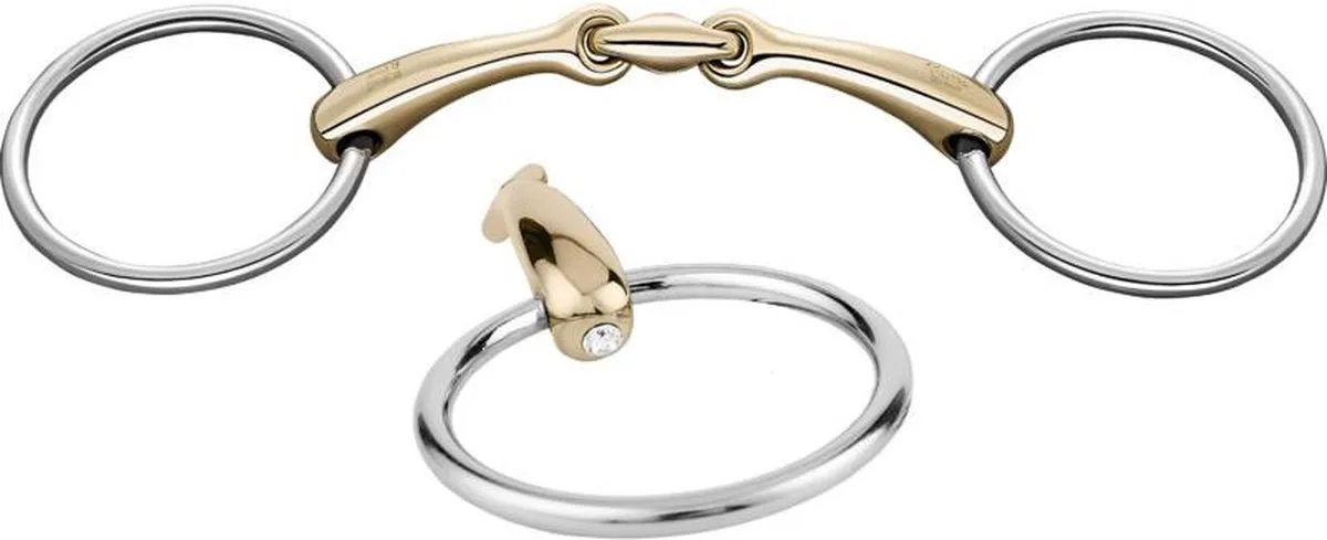 Watertrens Dynamic RS Dubbel Gebroken Sensogan Met Swarovski Goud/Zilver - 13,5 de Sprenger en Or – photo produit