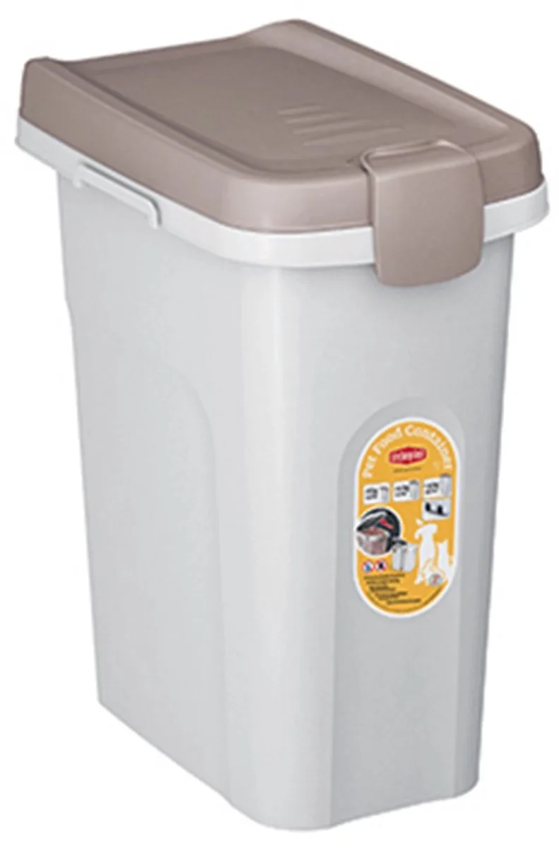 Voerton 15 liter voor circa 6 kg. aan hondenvoer Bruin - Wit von Stefanplast in Bruin – Wit – Produktfoto