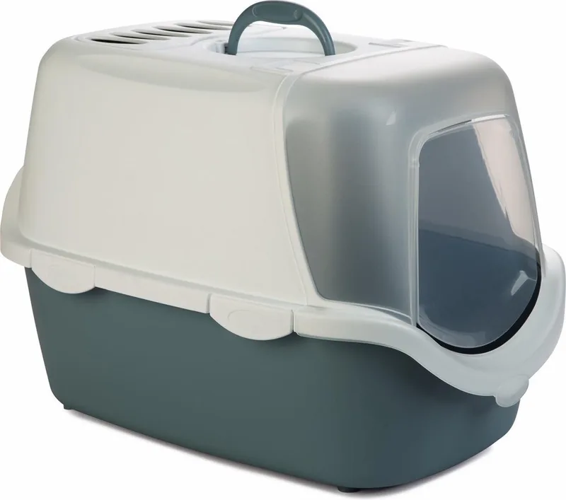 ZOLUX Cathy Easy Clean Kattenbak met Koolstoffilter de Stefanplast en Bleu – photo produit