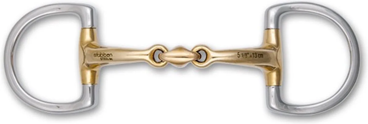Anatomic D-Ring Sweet Copper Mouth 12,5 van Stübben in Kleurloos – productfoto