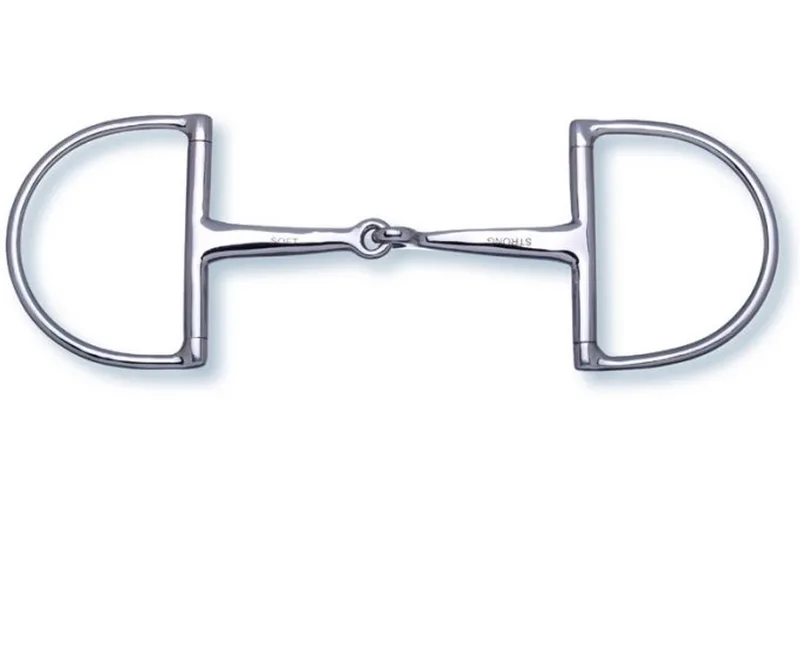 D-trens 2 in 1 edelstaal 12.5 | D-trensen bit paard by Stübben in Kleurloos – product photo