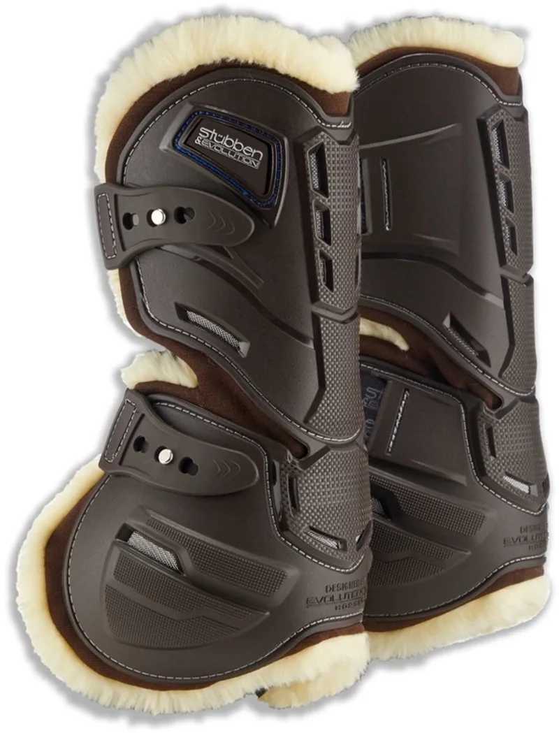 FreeFlex Hybrid Fleece Peesbeschermers - Brown - L von Stübben – Produktfoto